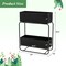 Costway 2-Tier Metal Elevated Garden Bed Raised Planter Box Flowers Plant Stand